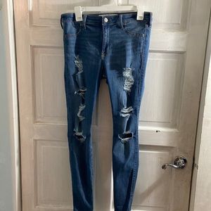 Hollister ripped jeans